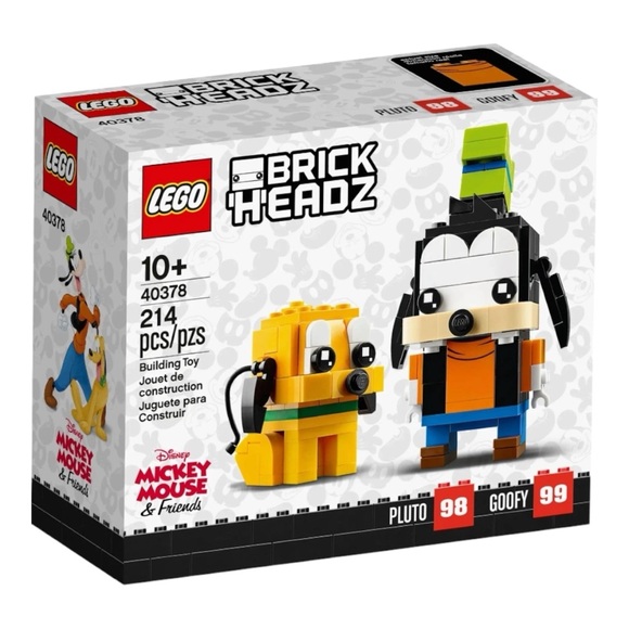 LEGO 40378 Goofy & Pluto BrickHeadz set Retired Disney Bricks FACTORY SEALED New - Picture 1 of 5